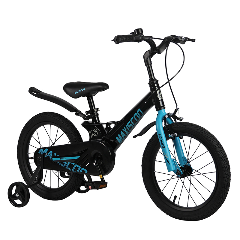Велосипед детский Maxiscoo Space Стандарт 16 черный аметист - фото 1