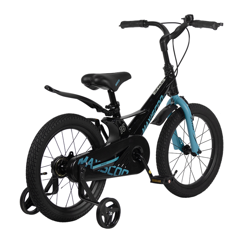 Велосипед детский Maxiscoo Space Стандарт 16 черный аметист - фото 3