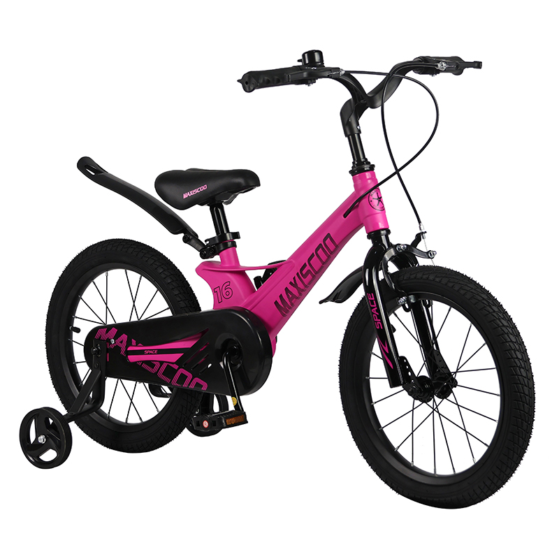 Велосипед детский Maxiscoo Space Стандарт 16 розовый матовый - фото 1