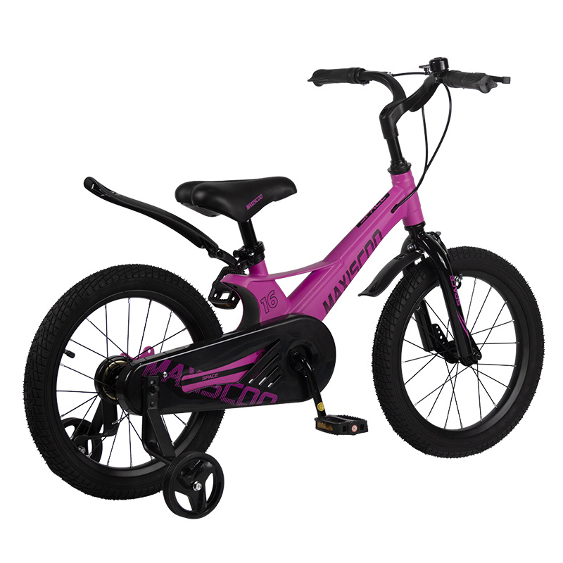 Велосипед детский Maxiscoo Space Стандарт 16 розовый матовый - фото 3
