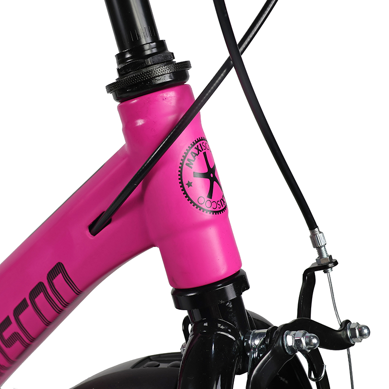 Велосипед детский Maxiscoo Space Стандарт 16 розовый матовый - фото 4