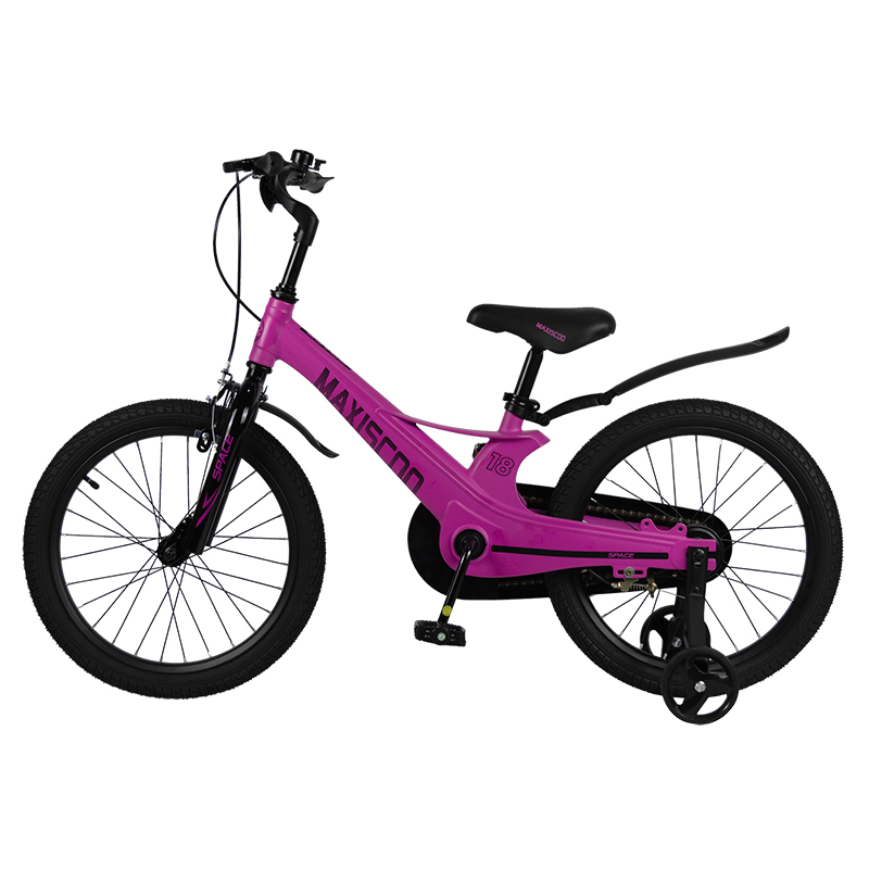 Велосипед детский Maxiscoo Space Стандарт Плюс 18 розовый матовый - фото 2