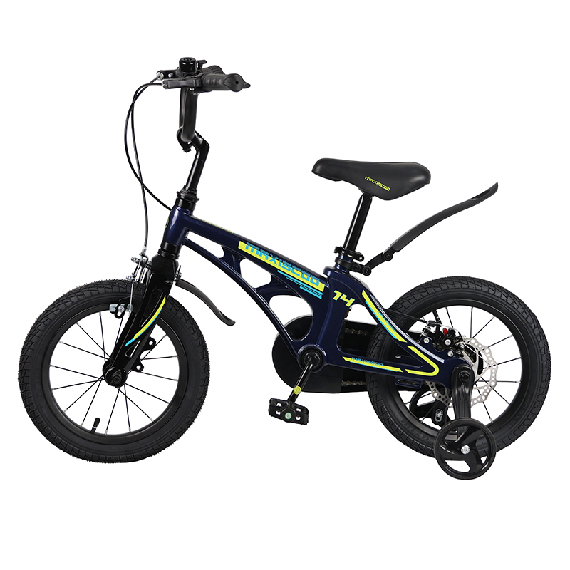 Велосипед детский Maxiscoo Cosmic Стандарт Плюс 14 синий перламутр - фото 2