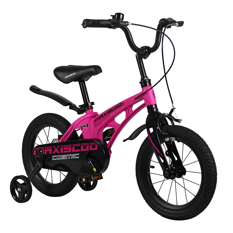 Велосипед детский Maxiscoo Cosmic Стандарт Плюс 14 розовый матовый