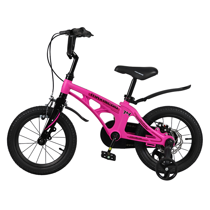 Велосипед детский Maxiscoo Cosmic Стандарт Плюс 14 розовый матовый - фото 2