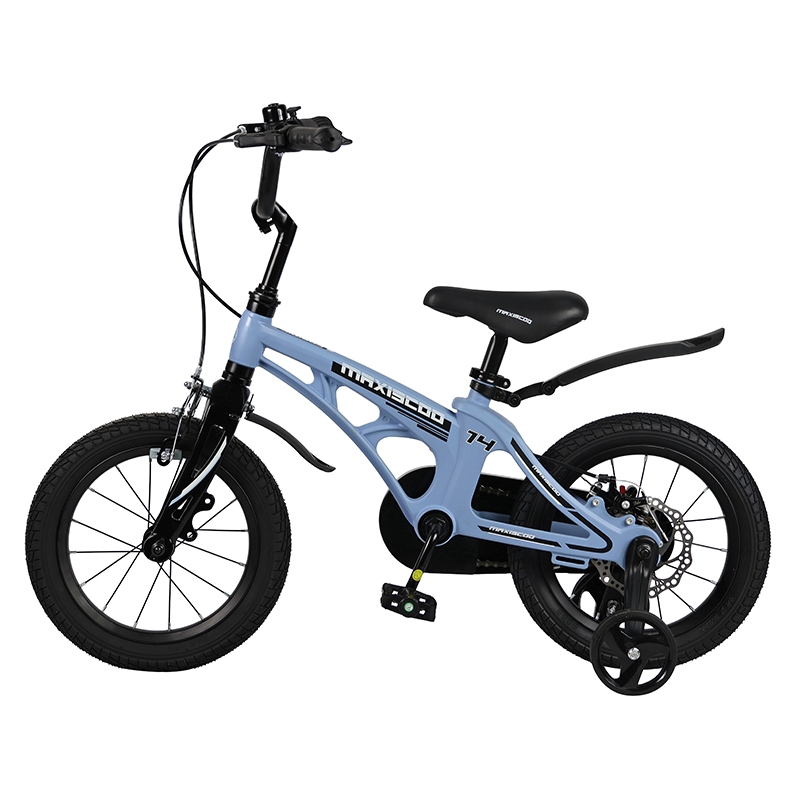 Велосипед детский Maxiscoo Cosmic Стандарт Плюс 14 голубой матовый - фото 2