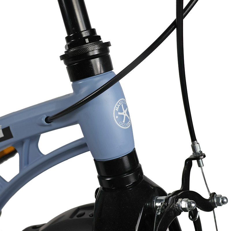 Велосипед детский Maxiscoo Cosmic Стандарт Плюс 14 голубой матовый - фото 4