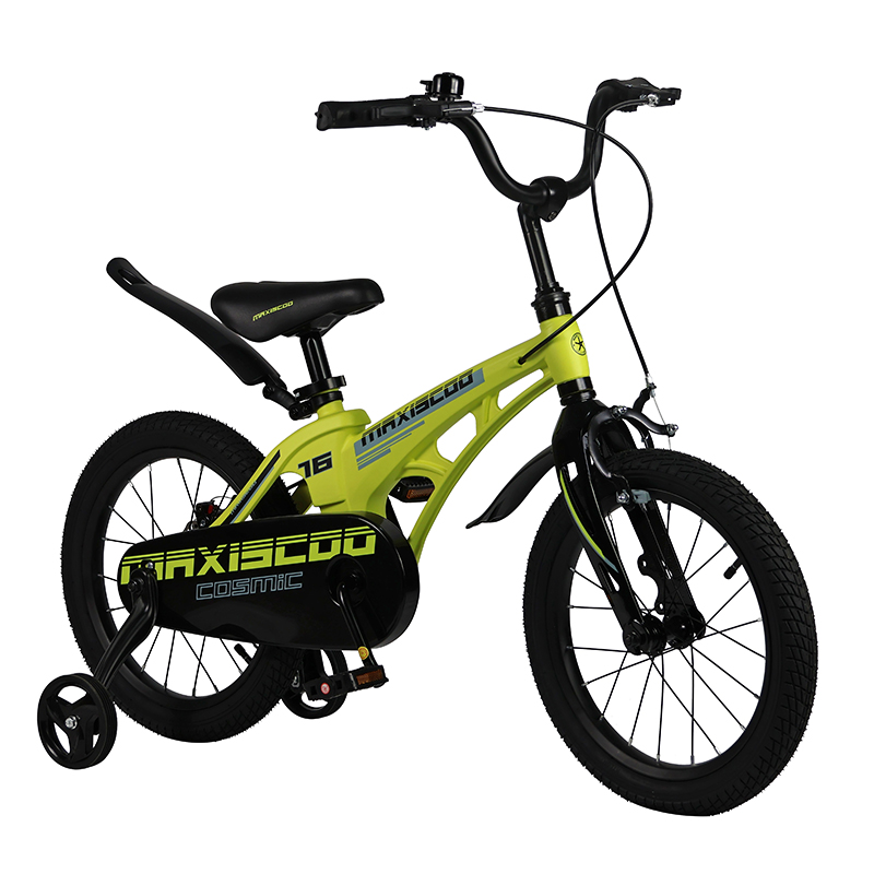 Велосипед детский Maxiscoo Cosmic Стандарт 16 желтый матовый