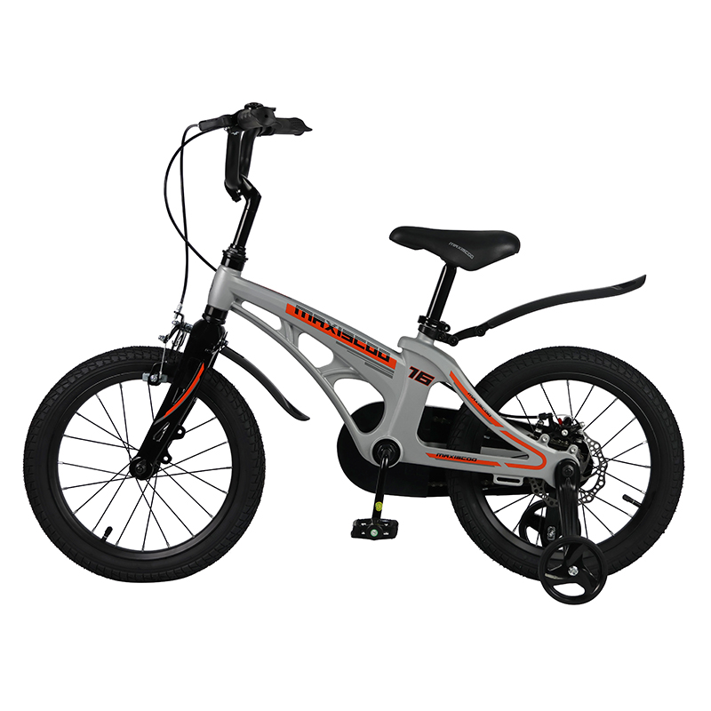 Велосипед детский Maxiscoo Cosmic Стандарт 16 серый матовый - фото 2