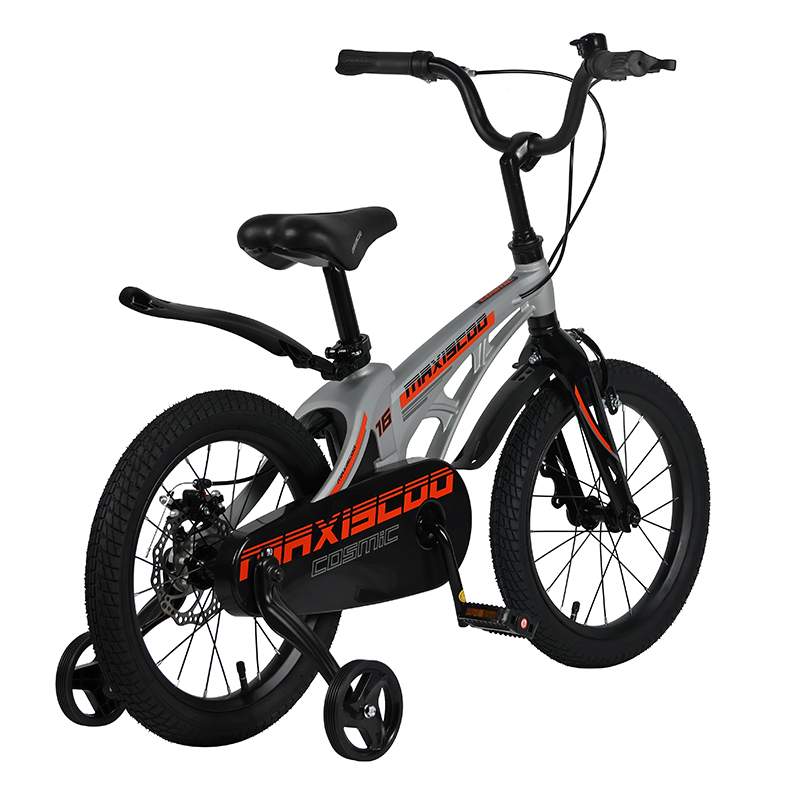 Велосипед детский Maxiscoo Cosmic Стандарт 16 серый матовый - фото 3
