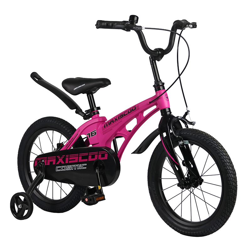 Велосипед детский Maxiscoo Cosmic Стандарт 16 розовый матовый - фото 1