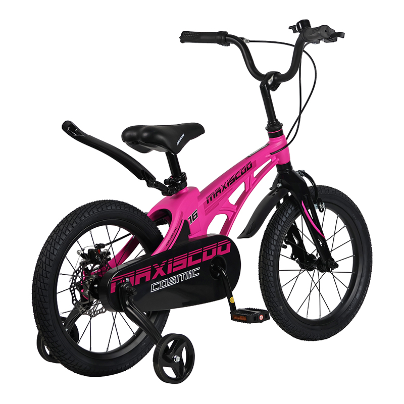Велосипед детский Maxiscoo Cosmic Стандарт 16 розовый матовый - фото 3