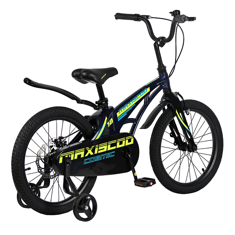 Велосипед детский Maxiscoo Cosmic Стандарт 18 cиний перламутр, цвет синий перламутр - фото 3