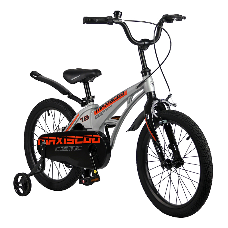 Велосипед детский Maxiscoo Cosmic Стандарт 18 серый матовый