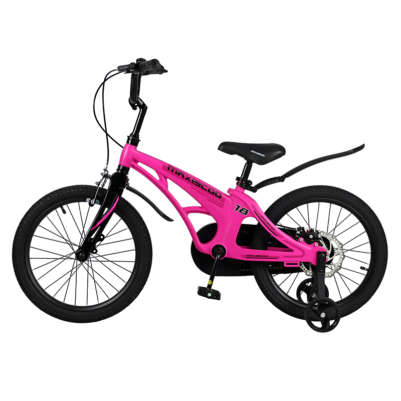 Велосипед детский Maxiscoo Cosmic Стандарт 18 розовый матовый - фото 2