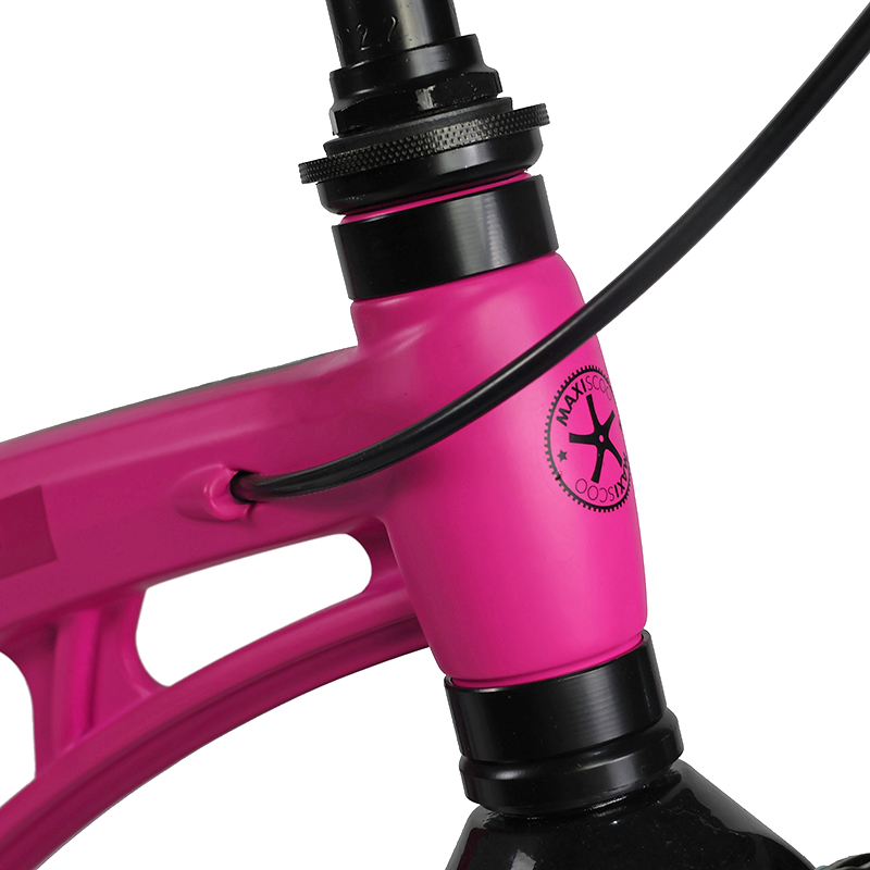 Велосипед детский Maxiscoo Cosmic Стандарт 18 розовый матовый - фото 4