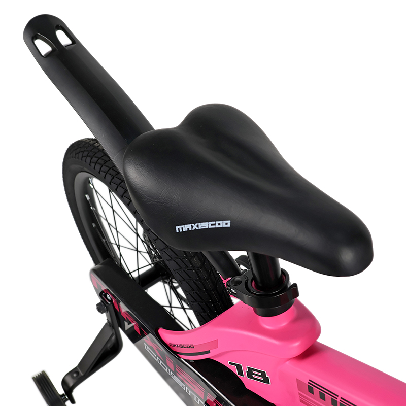 Велосипед детский Maxiscoo Cosmic Стандарт 18 розовый матовый - фото 6