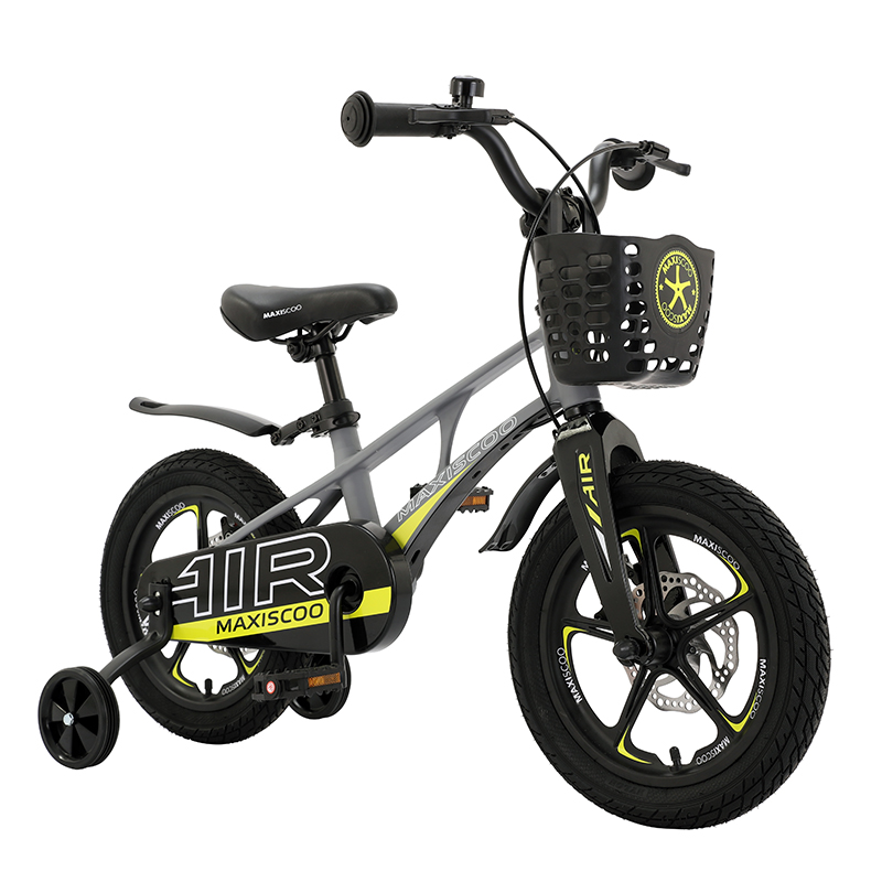 Велосипед детский Maxiscoo Air Делюкс плюс 14 серый матовый велосипед детский maxiscoo air делюкс плюс 16 фиолетовый матовый