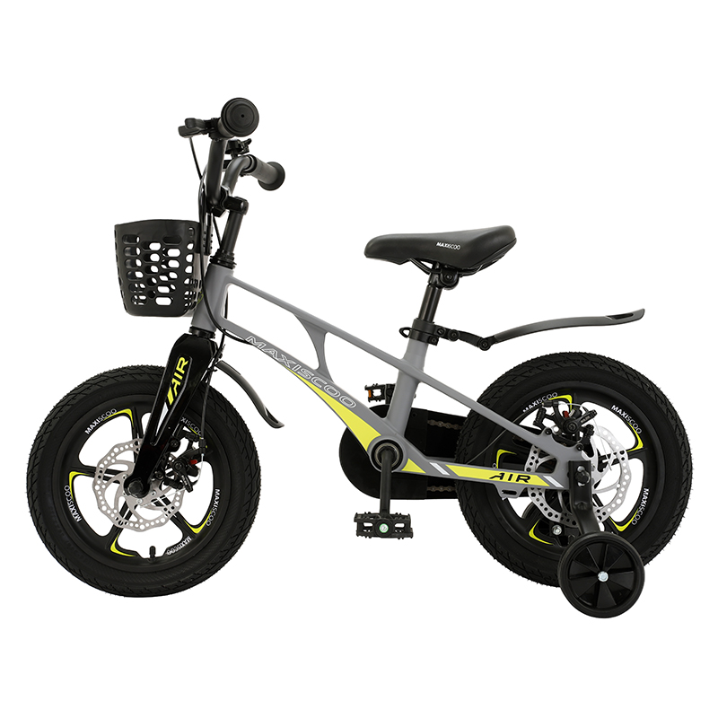 Велосипед детский Maxiscoo Air Делюкс плюс 14 серый матовый - фото 2