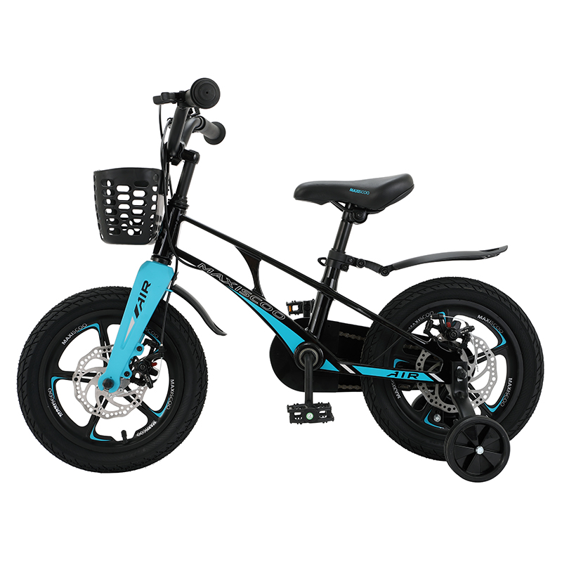 Велосипед детский Maxiscoo Air Делюкс плюс 14 черный аметист - фото 2