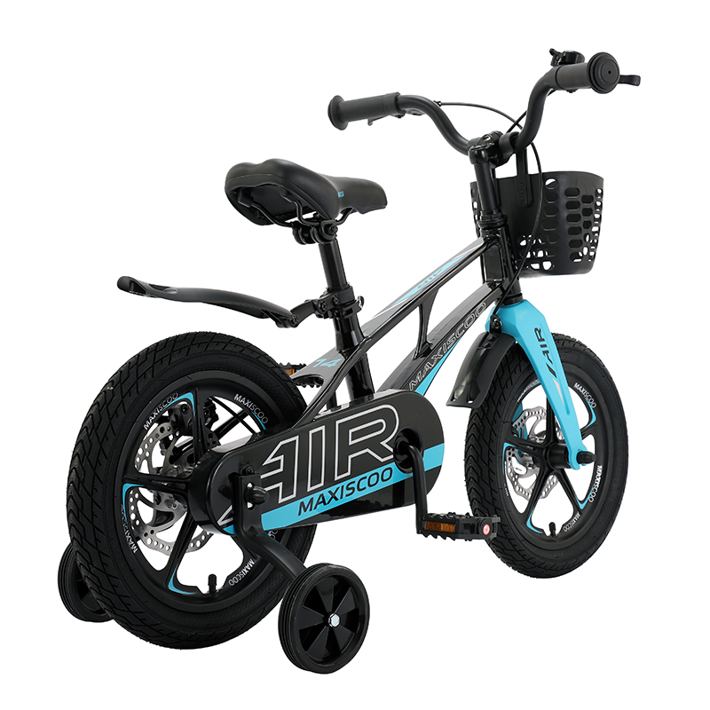 Велосипед детский Maxiscoo Air Делюкс плюс 14 черный аметист - фото 3
