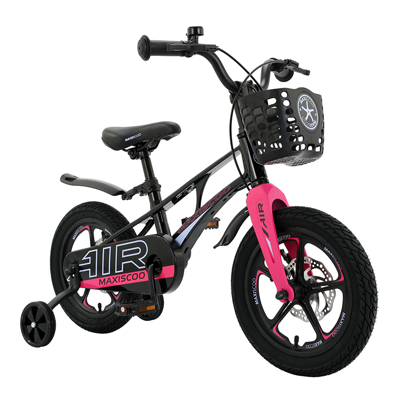 Велосипед детский Maxiscoo Air Делюкс плюс 14 обсидиан - фото 1