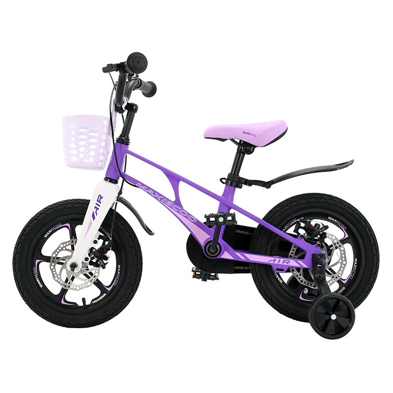 Велосипед детский Maxiscoo Air Делюкс плюс 14 фиолетовый матовый - фото 2