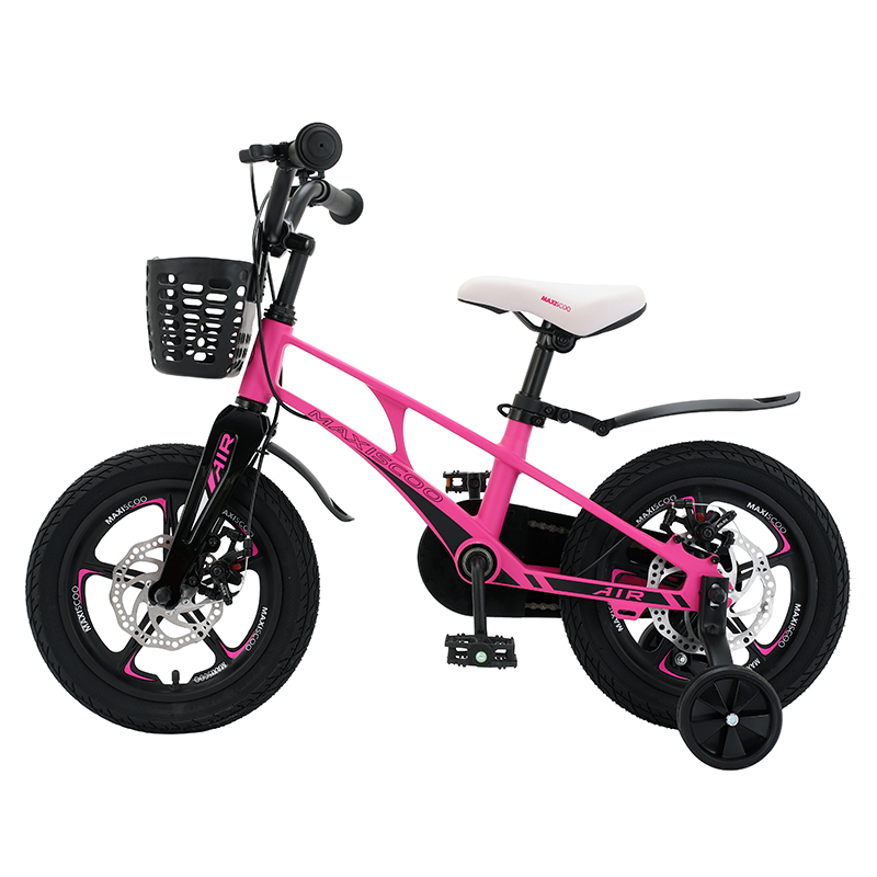Велосипед детский Maxiscoo Air Делюкс плюс 14 розовый матовый - фото 2