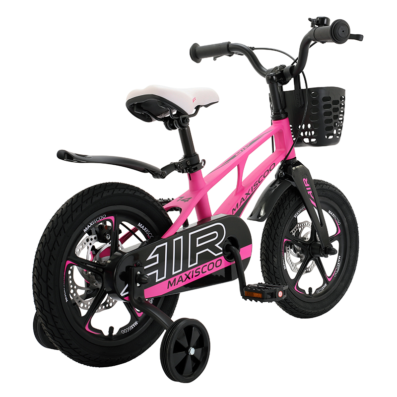 Велосипед детский Maxiscoo Air Делюкс плюс 14 розовый матовый - фото 3