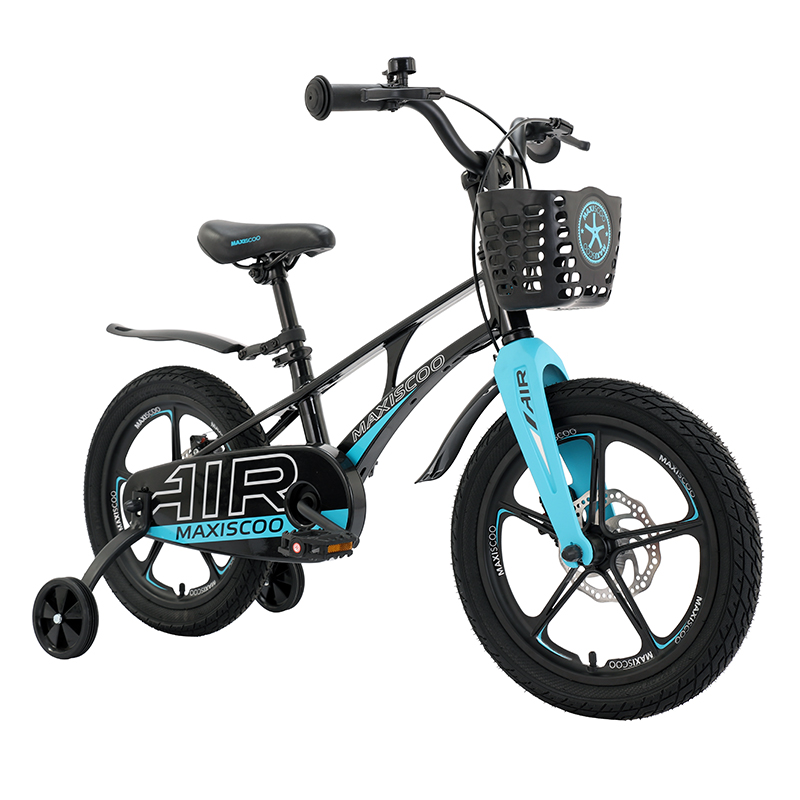 Велосипед детский Maxiscoo Air Делюкс плюс 16 черный аметист флокс метельчатый аметист