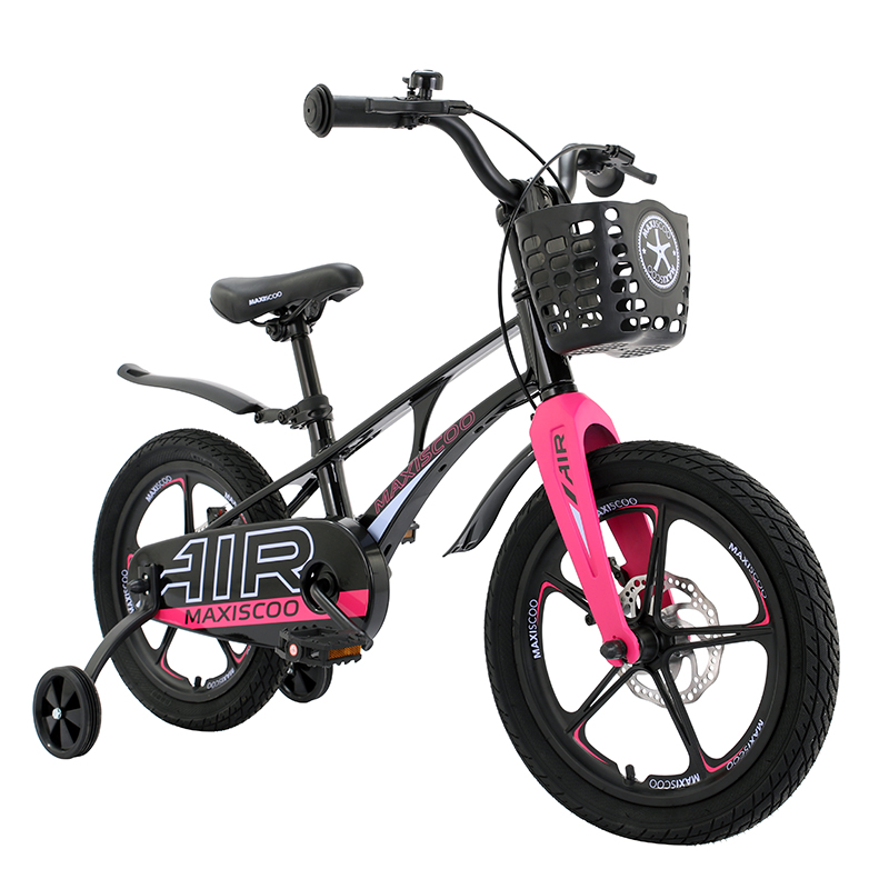 Велосипед детский Maxiscoo Air Делюкс плюс 16 обсидиан велосипед детский maxiscoo air делюкс плюс 16 фиолетовый матовый
