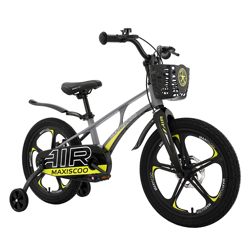 Велосипед детский Maxiscoo Air Делюкс 18 серый матовый - фото 1