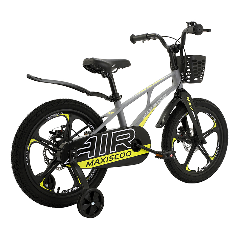 Велосипед детский Maxiscoo Air Делюкс 18 серый матовый - фото 3