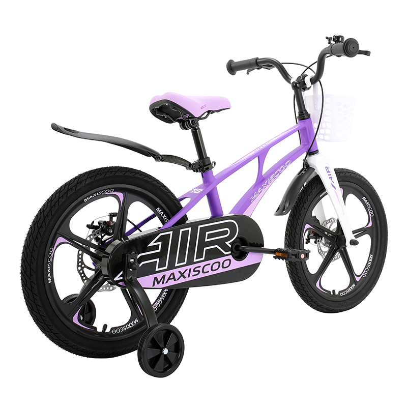 Велосипед детский Maxiscoo Air Делюкс 18 фиолетовый матовый - фото 3