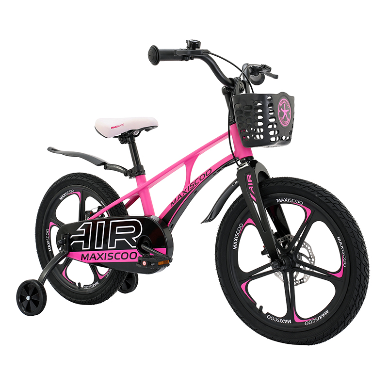 Велосипед детский Maxiscoo Air Делюкс 18 розовый матовый - фото 1