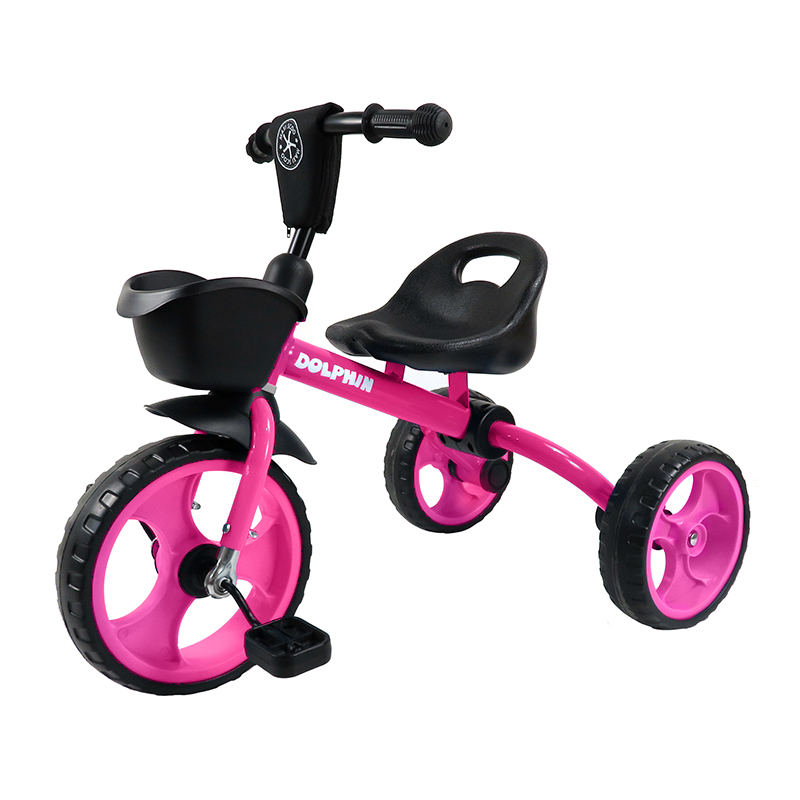 Велосипед детский Maxiscoo Складной Dolphin розовый самокат maxiscoo junior delux 3 х колесный складной со светящимися колесами розовый