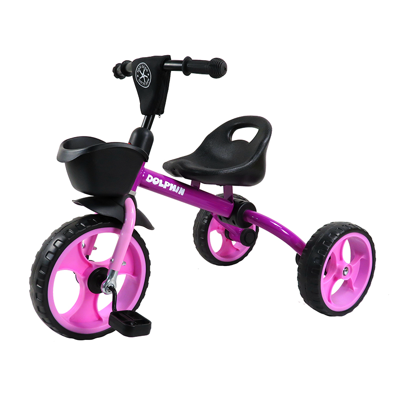 Велосипед детский Maxiscoo Складной Dolphin фиолетовый велосипед детский трехколесный складной серия dolphin 2023 фиолетовый