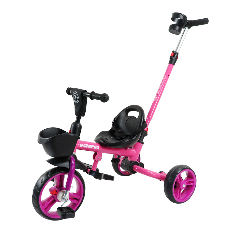 Велосипед детский Maxiscoo Складной Octopus розовый
