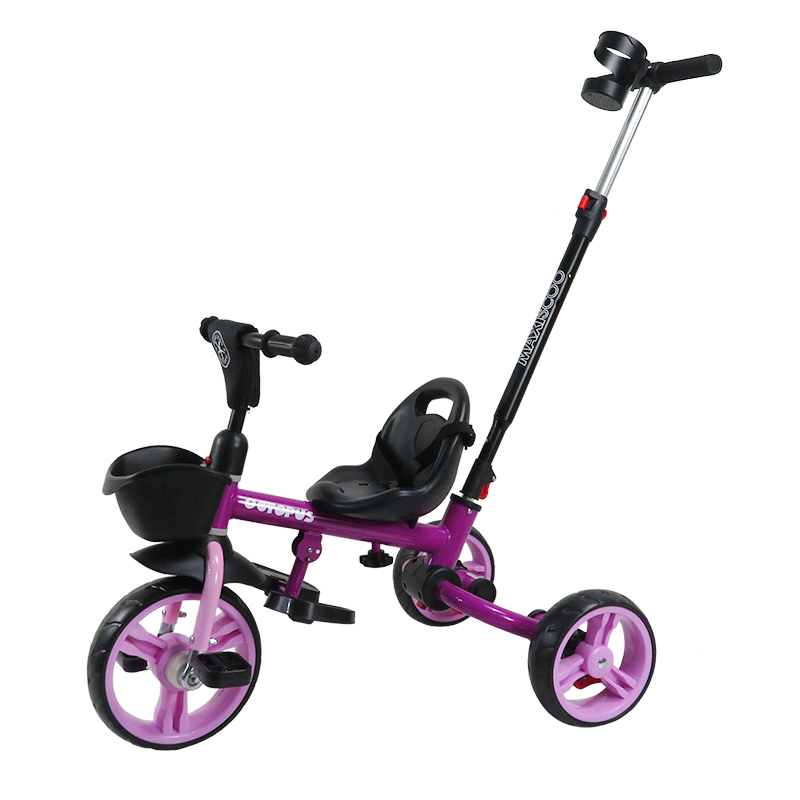 Велосипед детский Maxiscoo Складной Octopus фиолетовый