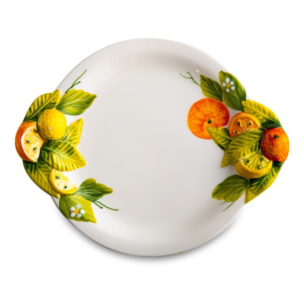 Тарелка закусочная Edelweiss Лимоны и апельсины,  22 см