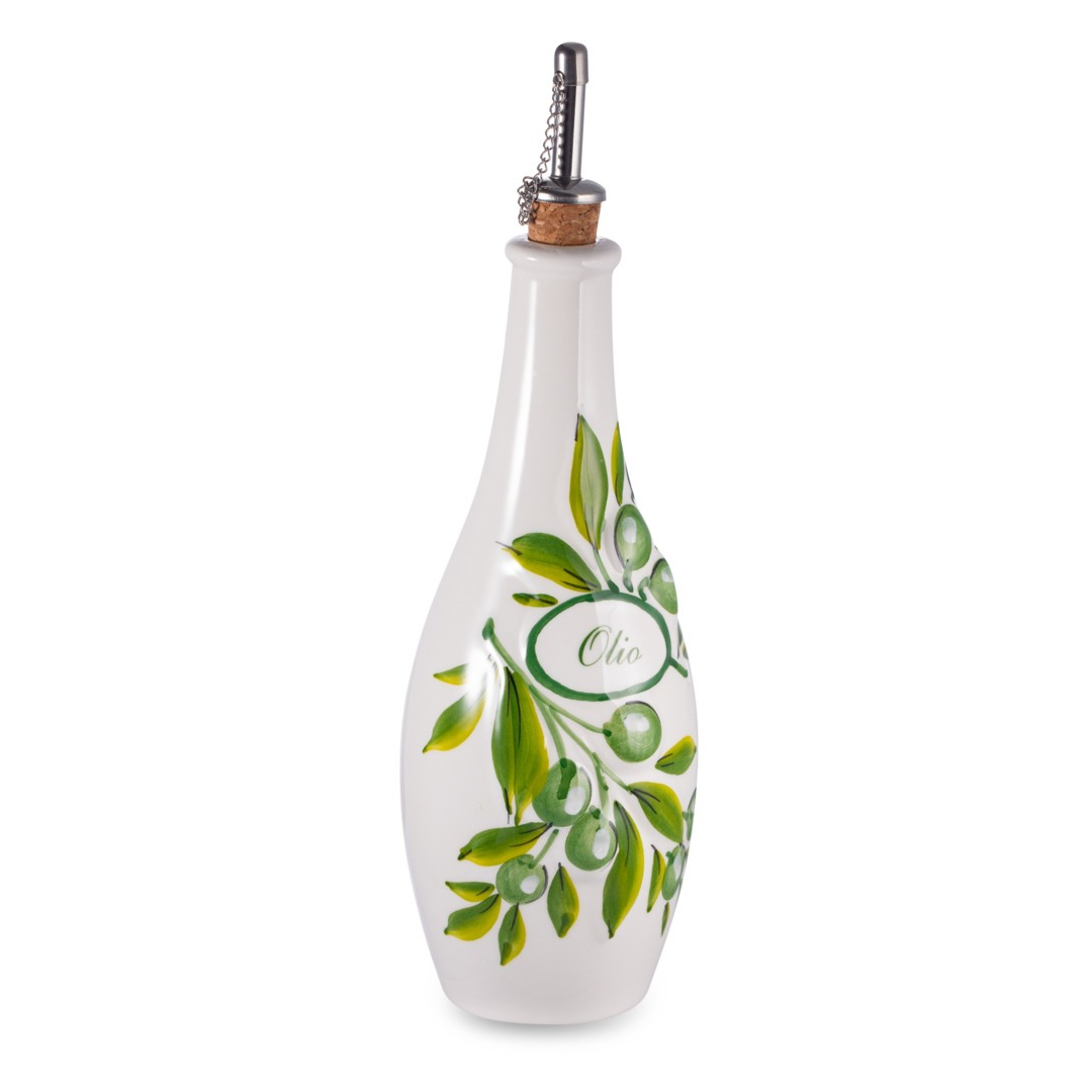 фото Бутылка для масла edelweiss оливки 27 см керамика