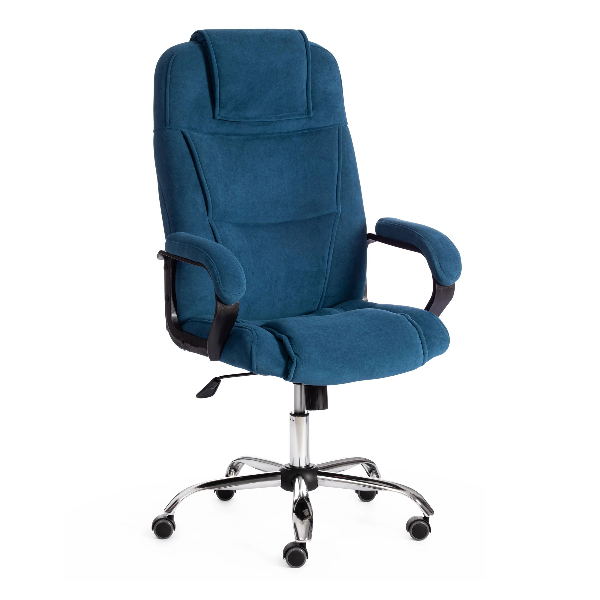 Кресло компьютерное TC 32 фолк синее 67х47х130 см