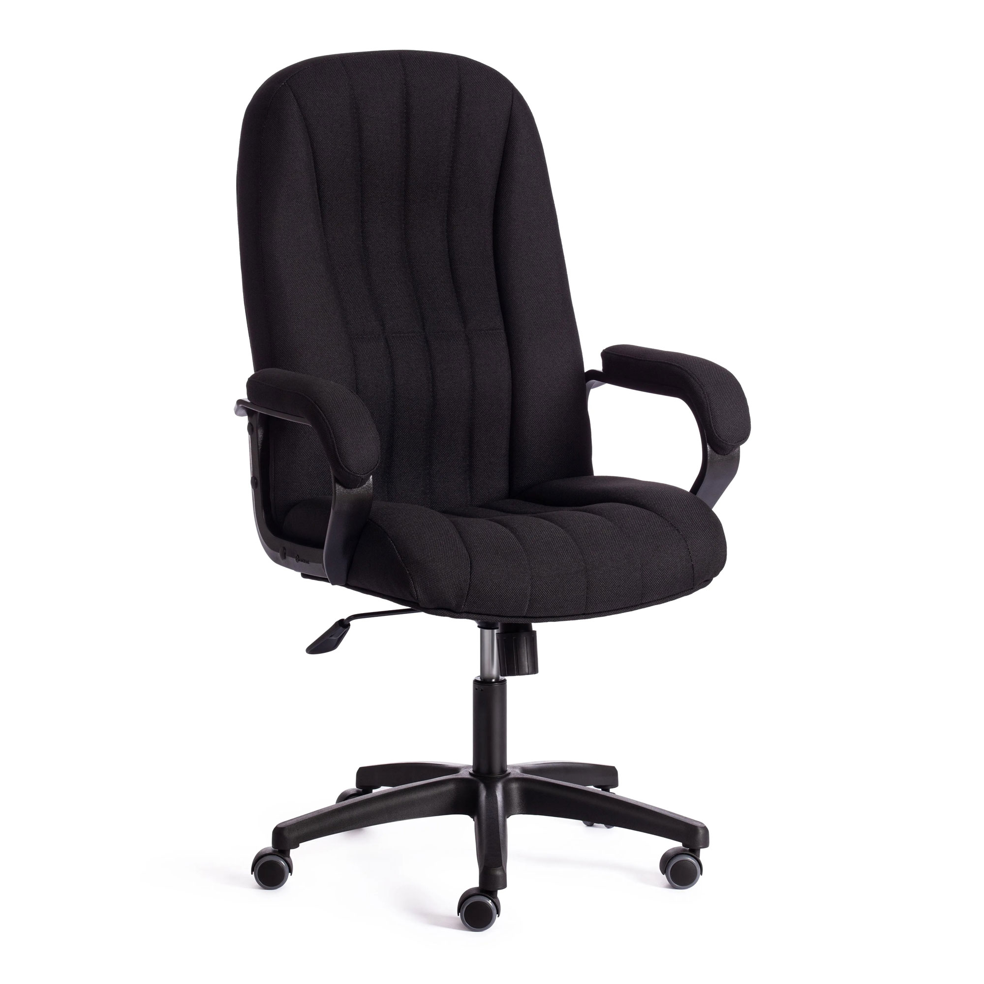 Кресло компьютерное TC ткань чёрное 63х50х121 см кресло компьютерное brabix premium rapid gm 102 нагрузка 180 кг экокожа ткань черное синее 532106