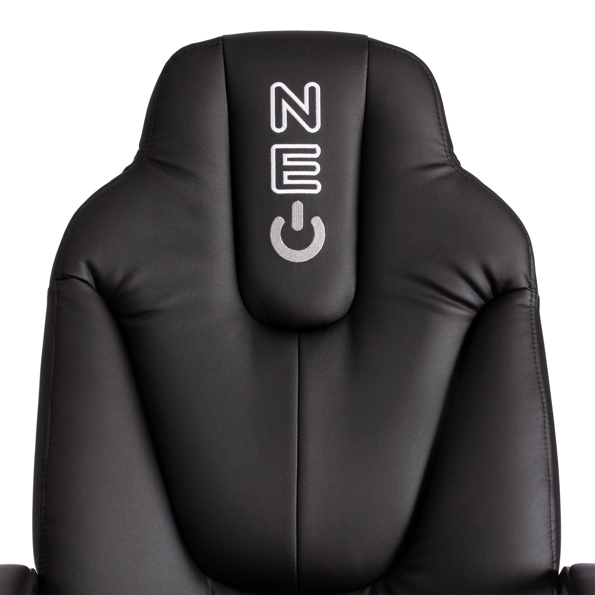 Кресло компьютерное TC Neo искусственная кожа чёрное 64х49х122 см, цвет чёрный - фото 5