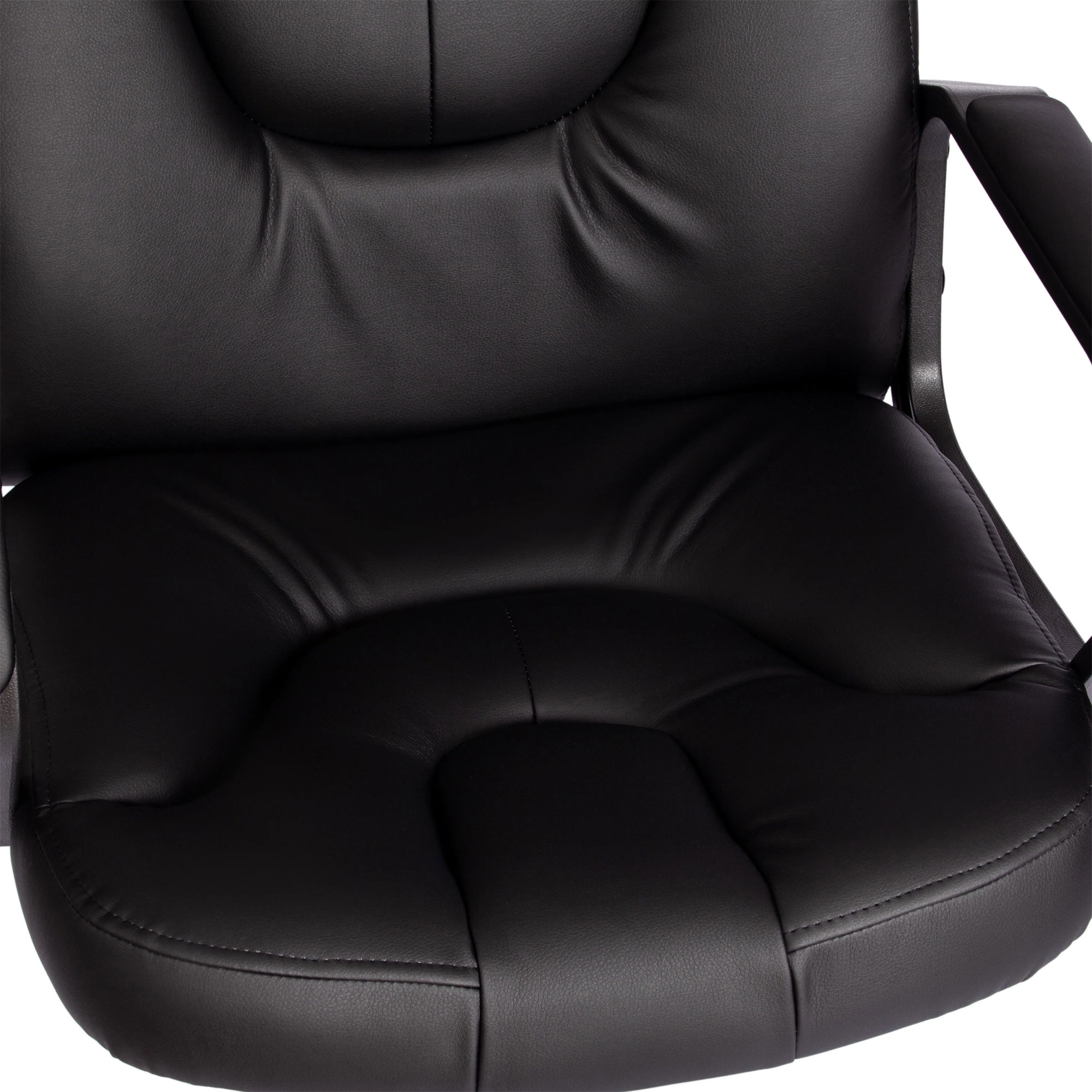 Кресло компьютерное TC Neo искусственная кожа чёрное 64х49х122 см, цвет чёрный - фото 6