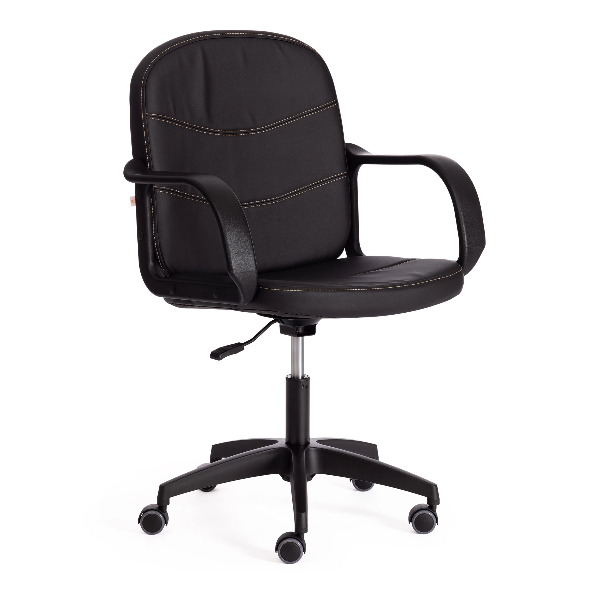 Кресло компьютерное TC искусственная кожа чёрное 63х45х92 см