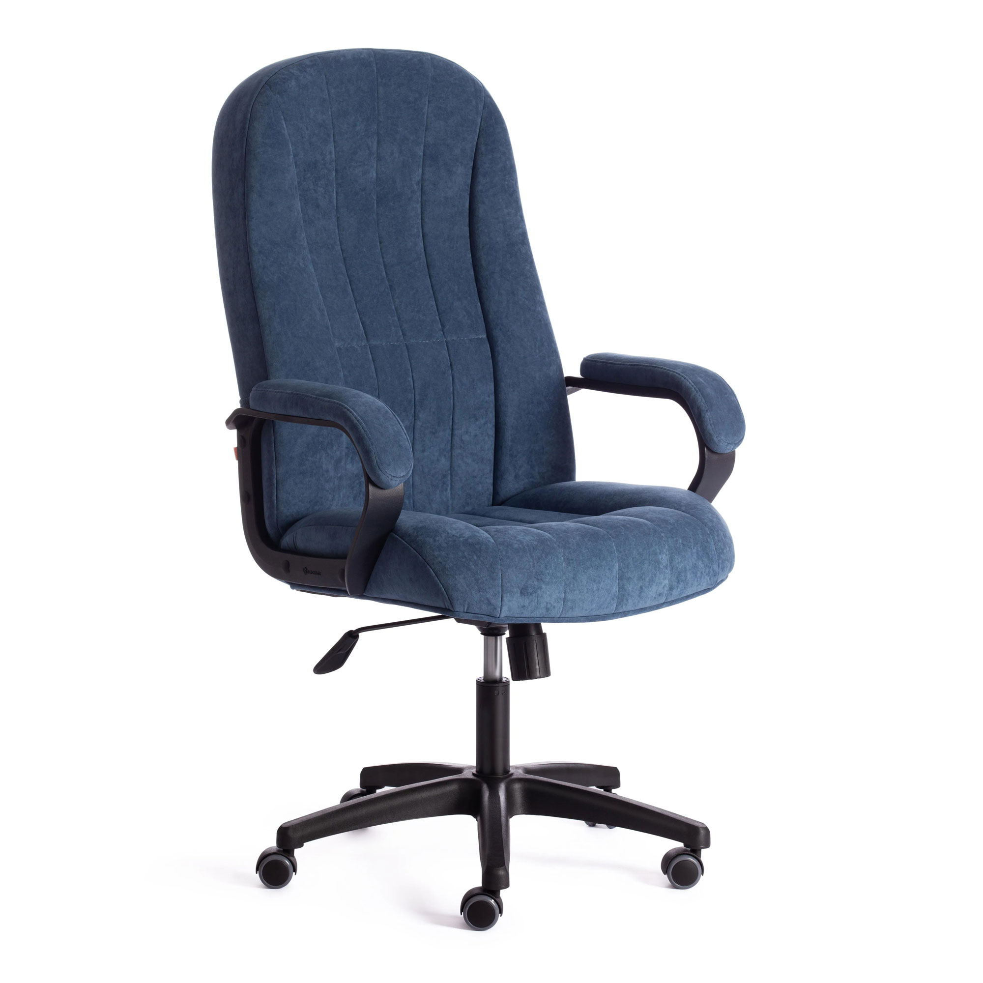 Кресло компьютерное TC Clermon велюр светло-синее 63х50х121 см