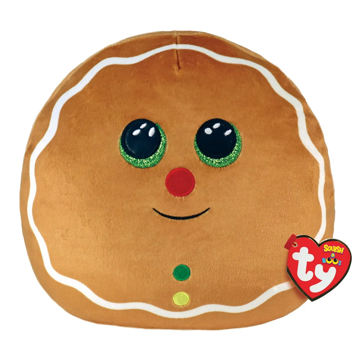Игрушка-сквиш TY Джинжер Имбирный пряник 35 см 779₽