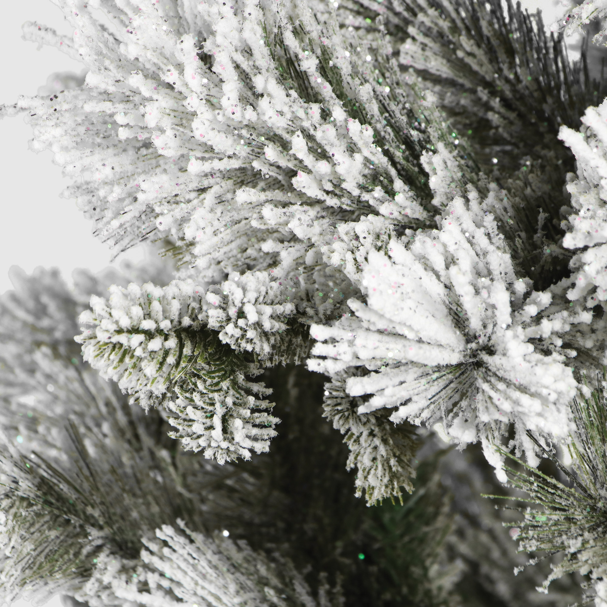 Елка искусственная новогодняя Flora Cigno 210 см, цвет белый - фото 5