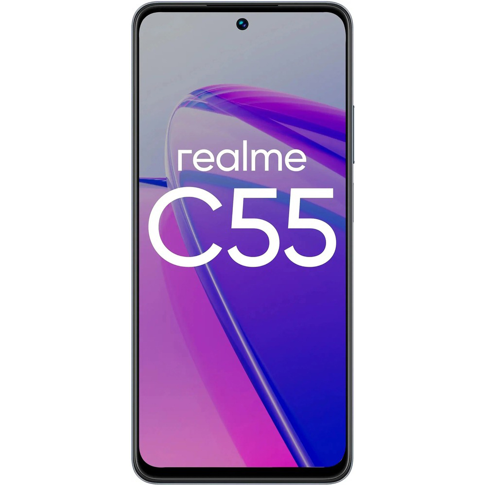 Смартфон Realme C55 256 ГБ черный смартфон realme c55 8 256 6 72 черный